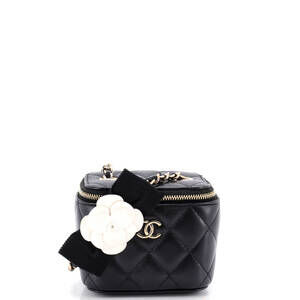Chanel Camellia Bow Vanity Case With #258806C34B